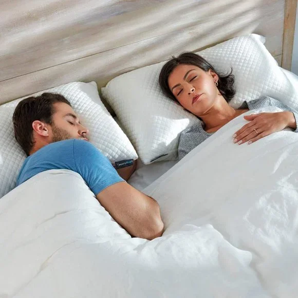 New DreamyBlue Premium Pillow for Sleeping - Shredded Memory Foam Fill [Adjustab - Picture 5 of 6